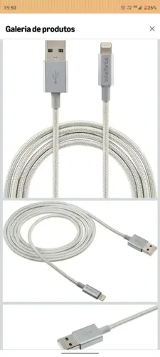 Cabo para iPhone reforçado Intelbras