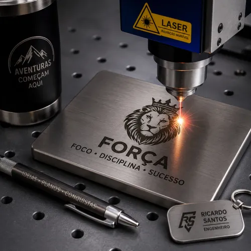 Personalize seus produtos com acabamento profissional e alta precisão!