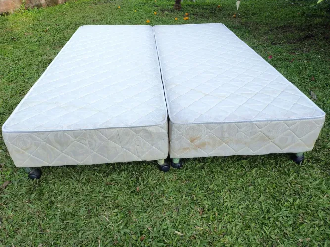 Com entrega base box Queen 
