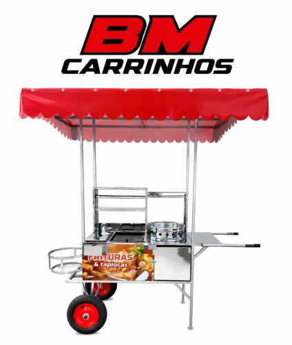 Carrinhos para frituras e tapiocas 