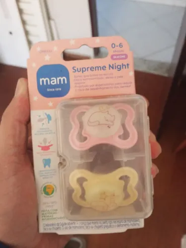 Chupeta MAM Perfect, Perfect Night e originais.