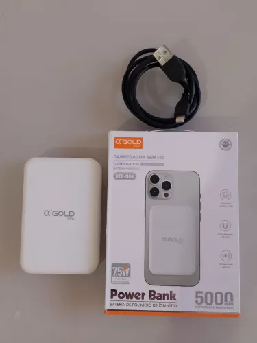 Carregador Portátil Magnético Sem Fio para iPhone