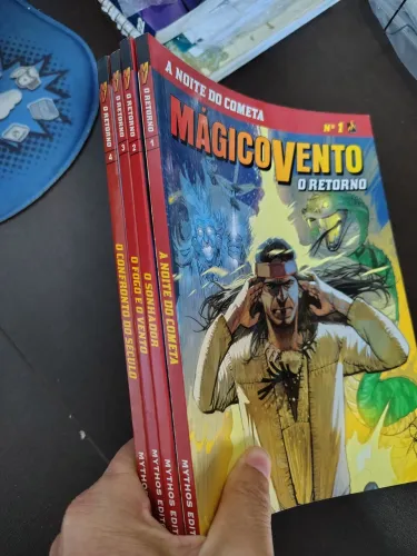 Gibis MÁGICO VENTO, sequência 1 a 4, novos!