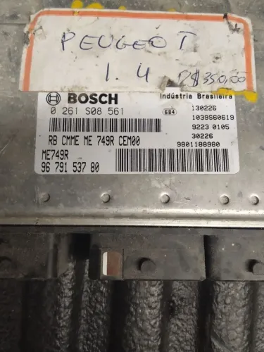 MODULO INJEÇÃO PEUGEOT 1.4 FLEX 0261508561  *0 ME749R