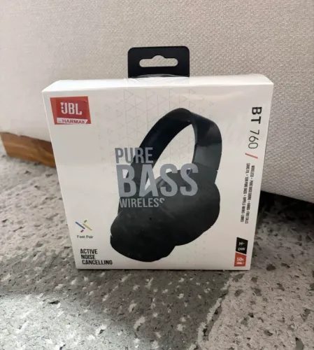 Fone de Ouvido Bluetooth BT 760 (Estilo JBL) - Novo, Lacrado