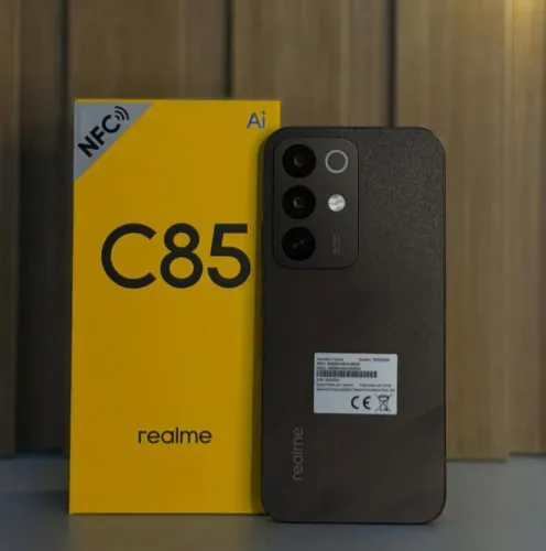 Telefone lançamento - Realme C85 - 256/8 Pretoo / Câmera Boa+ NFC