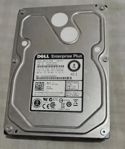 HD Dell 2TB para Servidor entrada SAS
