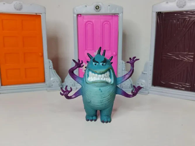 Boneco Raro Thaddeus Bile "Phlegm" Monstros S.A. Disney Pixar Colecionável