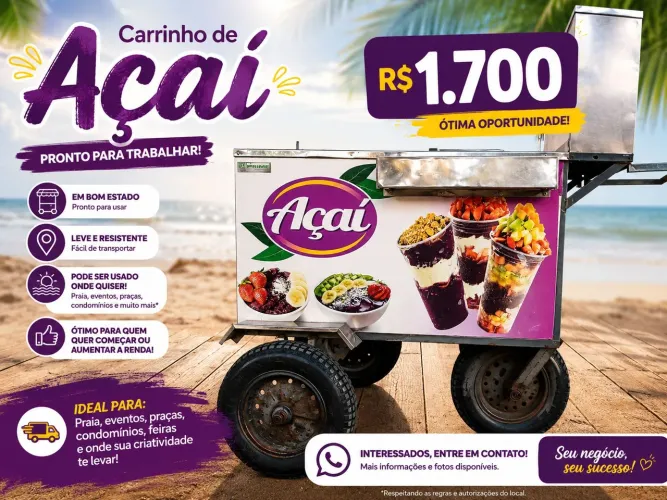 Carrinho De Açaí 