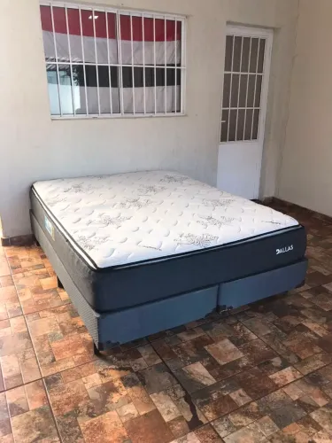 PERFEITA E BARATA!!! Cama Box Queen Size Dallas