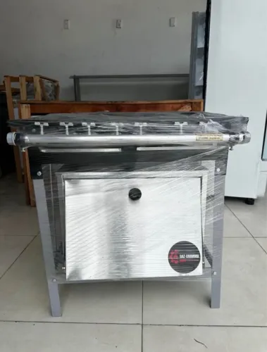 FOGÃO INDUSTRIAL 4B C/FORNO 30X30 PERFIL 7