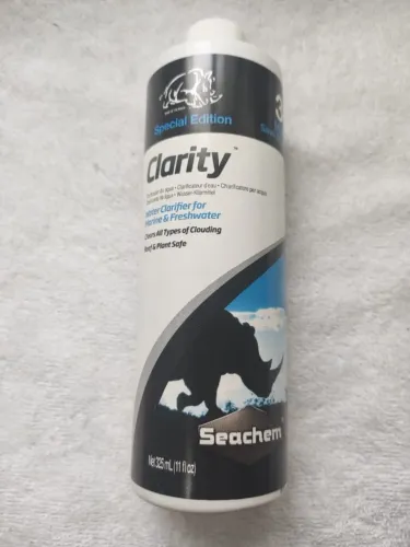 Seachem Clarity 325ml Clarificante Remove Aquario (lacrado)