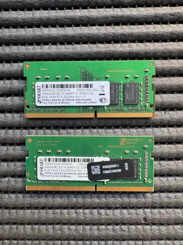 Memória 16gb (2x8GB) Notebook DDR4 3200mhz Smart
