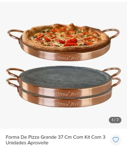 KIT FORMA DE PIZZA BRAS ART .