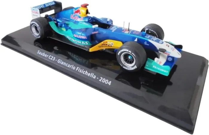 Miniatura F1 1/24 Sauber C23 2004 - Giancarlo Fisichella - Nova / Lacrada