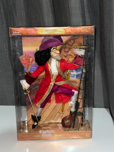 Boneco Barbie Ken Capitão Gancho (Hook) Peter Pan Great Villains Mattel Disney 