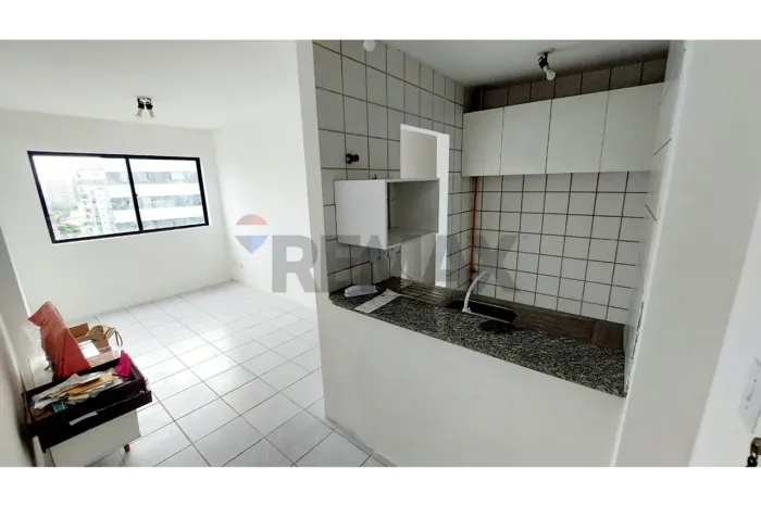 Flat Casa Amarela 34m², lavanderia, academia, próximo hospital agamenon