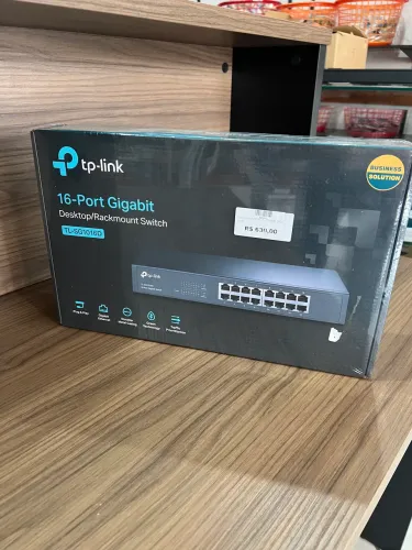 Switch 16 portas Gigabit - TPlink (NOVO)