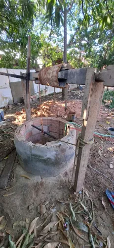 Linpeza de poço colocarmos manilia