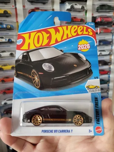 Porsche 911 Carrera T Preta Lacrado Hot Wheels.