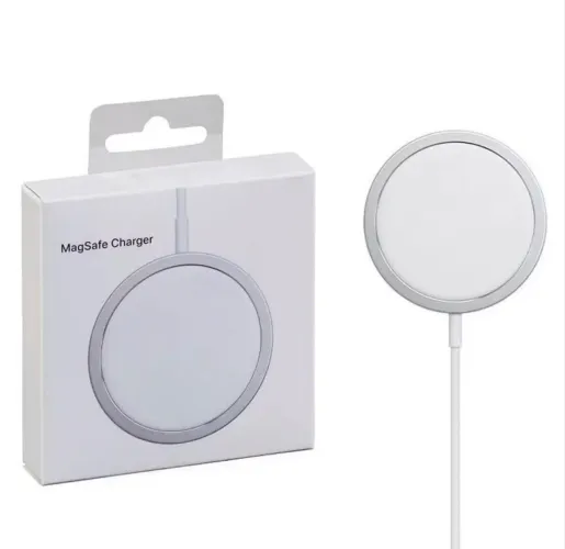 Carregador Magnético Sem Fio iPhone Magsafe 15W iPhone e Samsung
