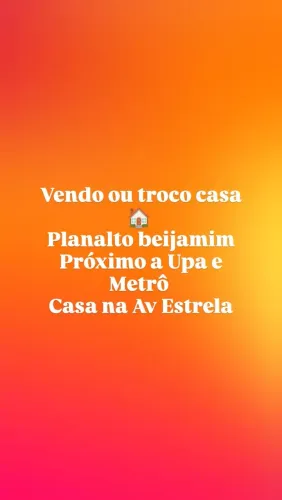 Vendo ou troco casa planalto beijamim 