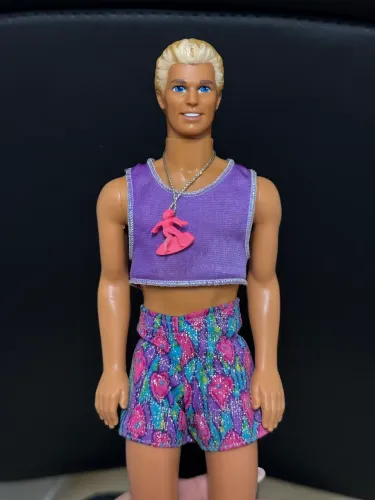 Raro Ken Glitter Beach 1992 Mattel com roupa original
