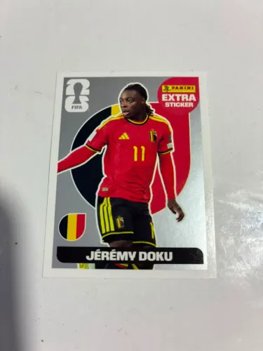 Figurinha Extra Sticker prata - Doku - Copa do Mundo 2026