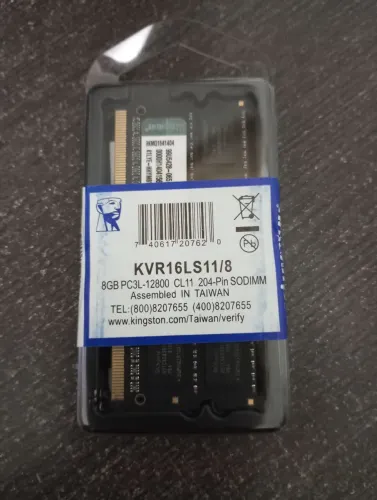 Memória ddr3L 8gb notebook