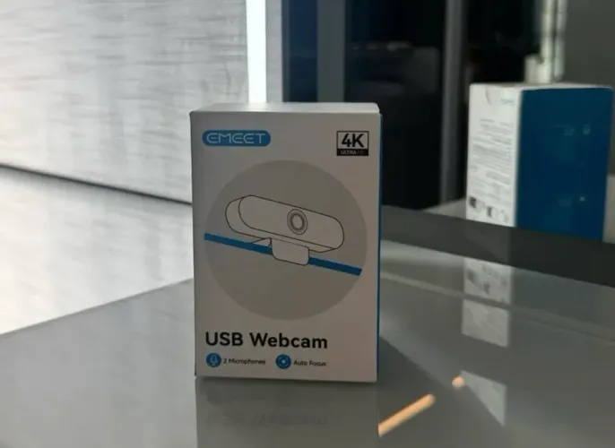 Webcam emmet C60 e 4K Uhd 8mp