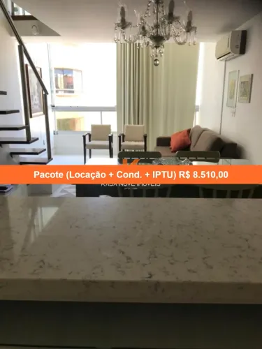 Loft para locação em Salvador-BA, bairro Vitória: 1 quarto, 1 suíte, 1 sala, 2 banheiros, 