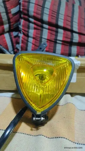 Farol triangular para moto custon