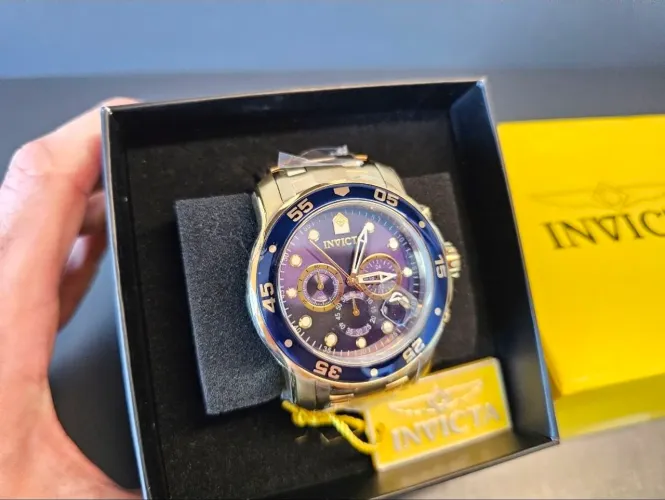 Relógio Invicta Pro Diver 0073 original banhado a ouro