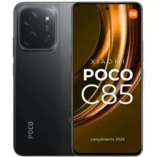XIAOMI POCO C85 128GB/6GB RAM - APARELHO CELULAR NOVO