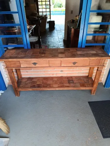 Aparador Madeira Maçiça 1,60x0,40x0,80