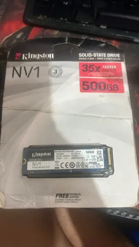 SSD Kingston NV1 500GB M.2 NVMe - NOVO/LACRADO - Original