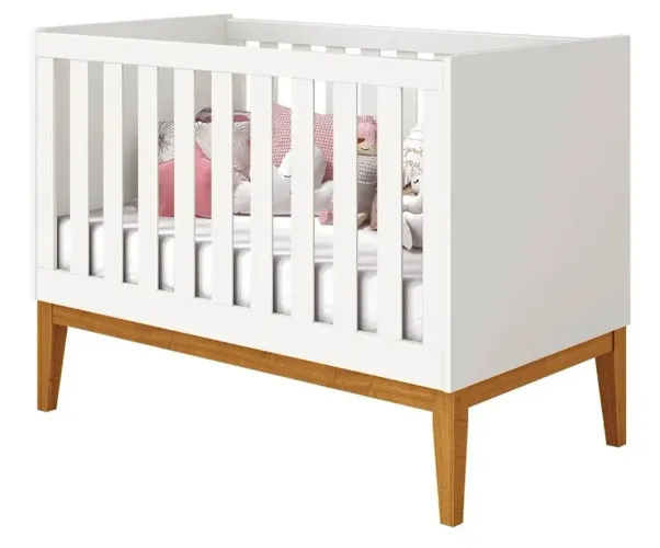 Berço Noah 3 em 1 (vira cama) Com Colchão