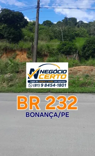 Terreno na BR 232 em Bonança/PE