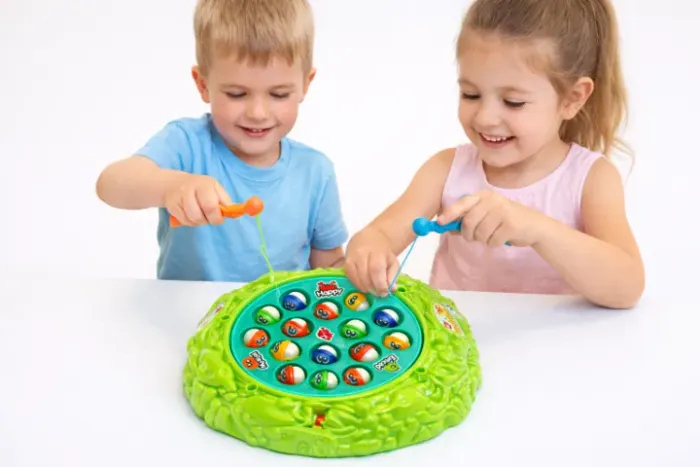 Brinquedo Jogo de Pesca Infantil Elétrico com Movimento e Diversão Garantida (3+)