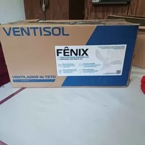 O Ventilador de Teto fênix, o mais silencioso e econômico do Brasil com 3 velocidades.