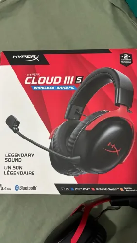 Headset Gamer HyperX Cloud III S Wireless - Praticamente Novo + Nota Fiscal + Garantia