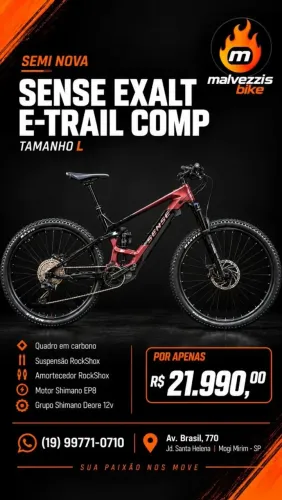 Sense Exalt E Trail Comp tamanho 19