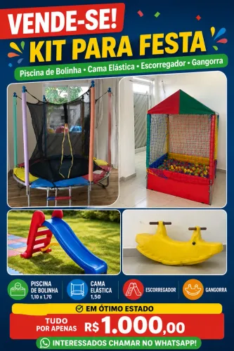 KIT PARA FESTA INFANTIL completo para festa infantil