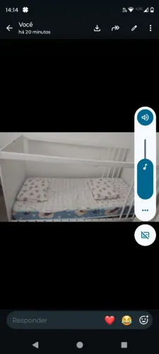 Berço vira cama