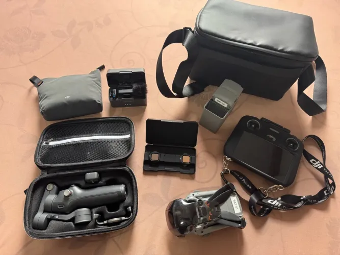 Drone DJI Mini 5 Pro Fly More combo. Muito novo