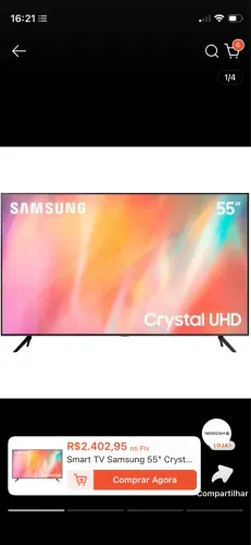 ? SUPER PROMOÇÃO! TV 55? COM PREÇO IMPERDÍVEL 
