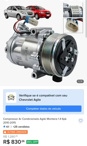 Compressor Ar condicionado