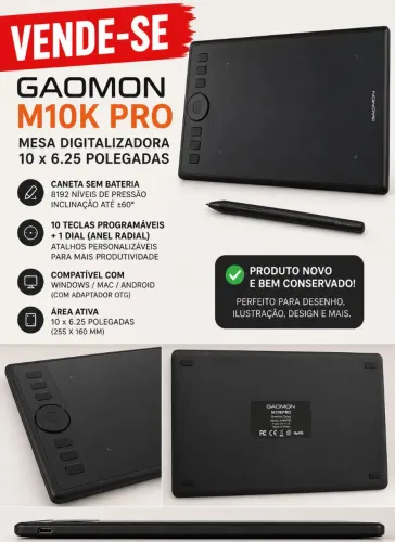 GAOMON M10K PRO - MESA DIGITALIZADORA (Nunca Usada)<br>
