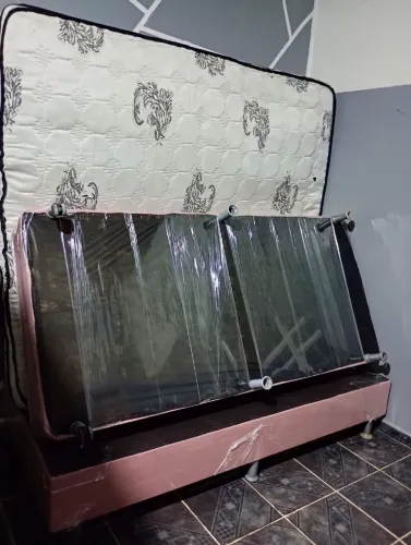 Cama Super King Duas Bases E Colchao De Molas Ensacadas Higienizada