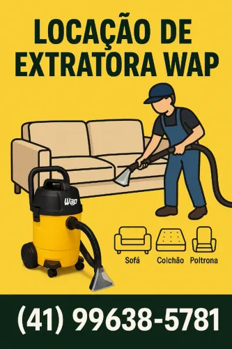 Locação Extratora Higienização